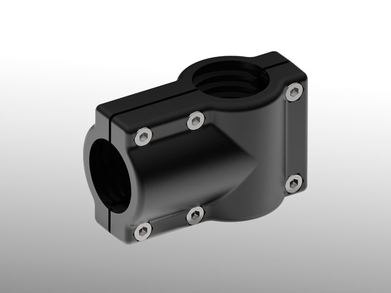 Part.594 - Giunto di collegamento per tubi tondi